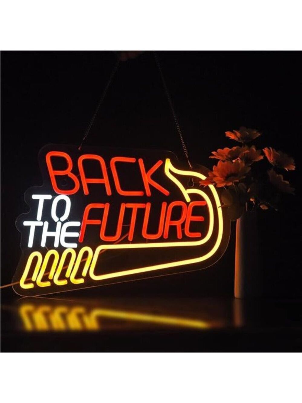Back To The Future LED Neon Sign Light Wall Decor Movie Man Cave Poster Novelty